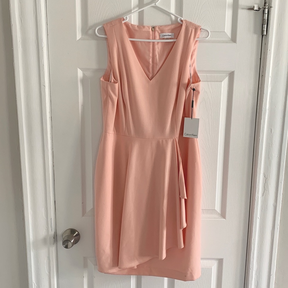 Calvin Klein Women’s Lux Ruffle Dress